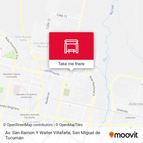 Av. San Ramon Y Walter Villafañe map