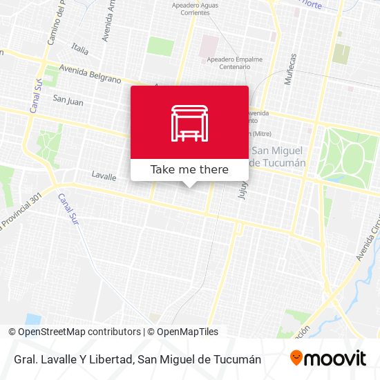 Mapa de Gral. Lavalle Y Libertad