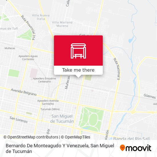 Mapa de Bernardo De Monteagudo Y Venezuela