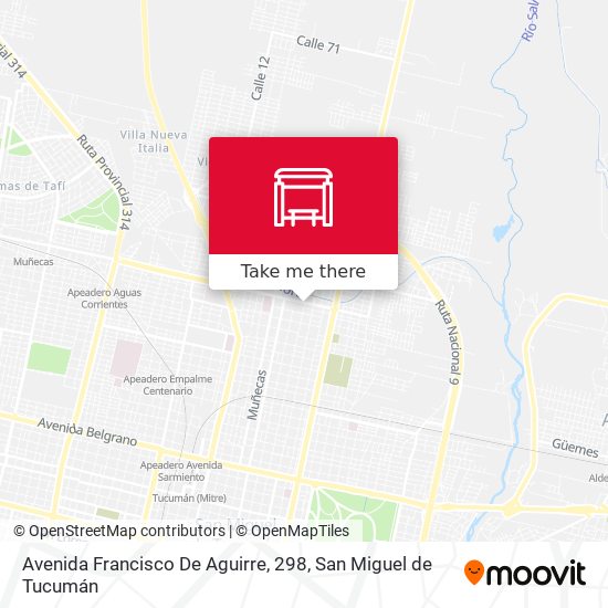 Avenida Francisco De Aguirre, 298 map