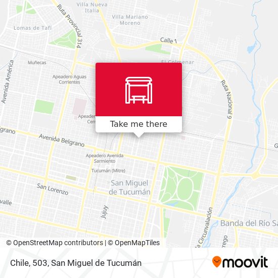 Chile, 503 map