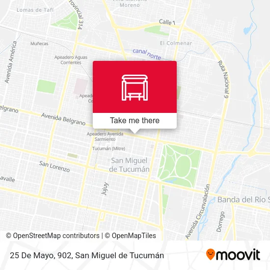 25 De Mayo, 902 map