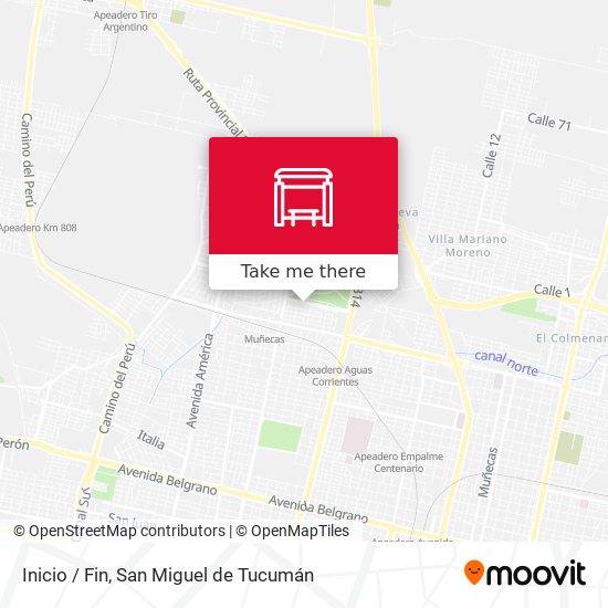 Inicio / Fin map