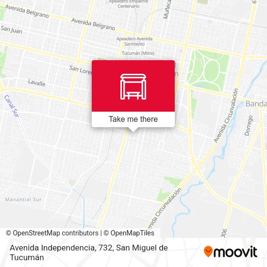 Mapa de Avenida Independencia, 732