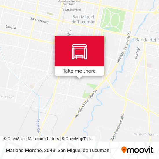 Mariano Moreno, 2048 map