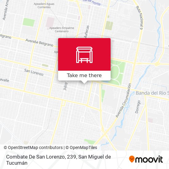 Combate De San Lorenzo, 239 map