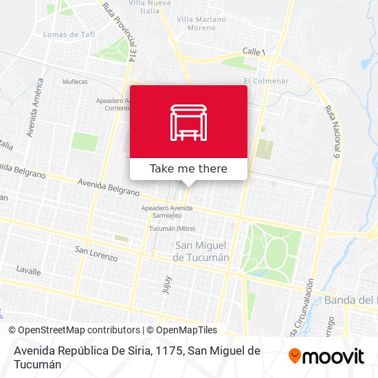 Avenida República De Siria, 1175 map