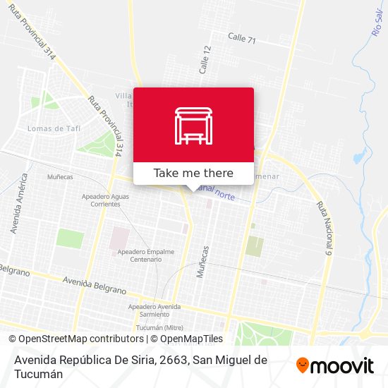 Avenida República De Siria, 2663 map