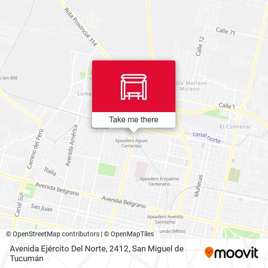 Avenida Ejército Del Norte, 2412 map