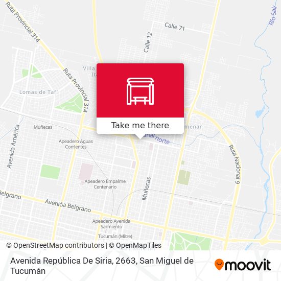 Avenida República De Siria, 2663 map