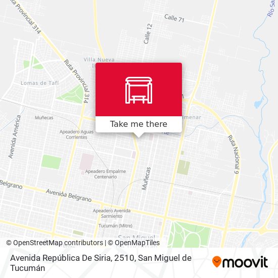 Avenida República De Siria, 2510 map