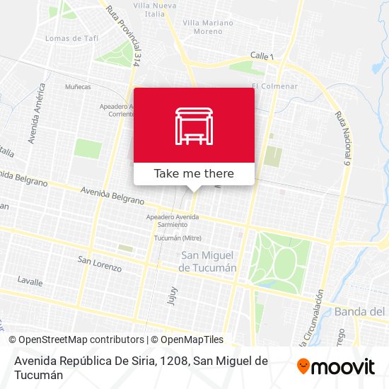 Avenida República De Siria, 1208 map