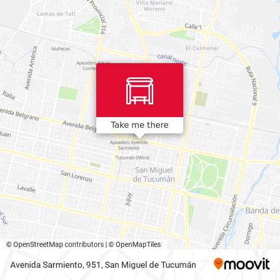 Avenida Sarmiento, 951 map