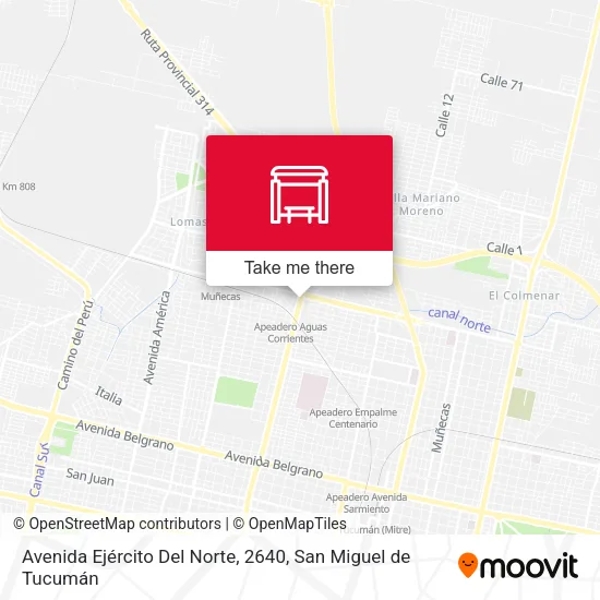 Mapa de Avenida Ejército Del Norte, 2640