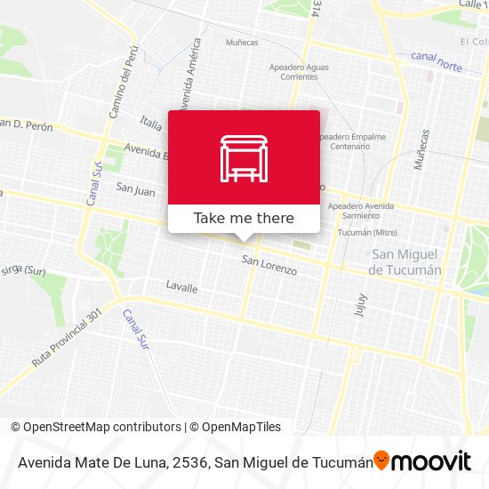 Avenida Mate De Luna, 2536 map