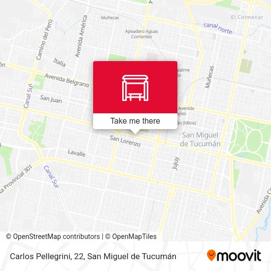 Mapa de Carlos Pellegrini, 22