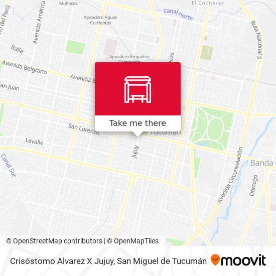 Crisóstomo Alvarez X Jujuy map