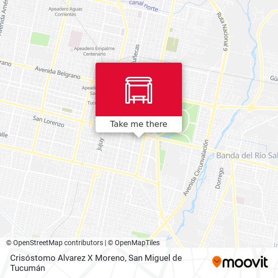 Mapa de Crisóstomo Alvarez X Moreno