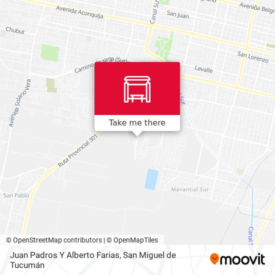 Mapa de Juan Padros Y Alberto Farias
