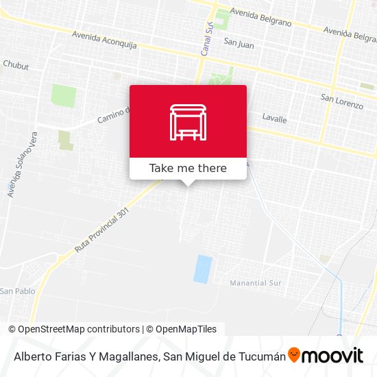 Mapa de Alberto Farias Y Magallanes
