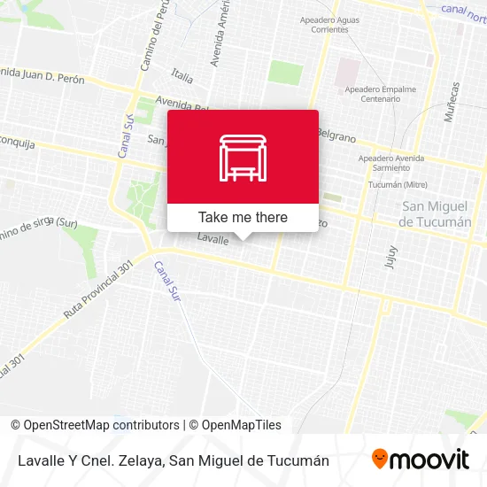 Mapa de Lavalle Y Cnel. Zelaya