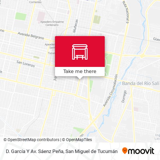 D. García Y Av. Sáenz Peña map