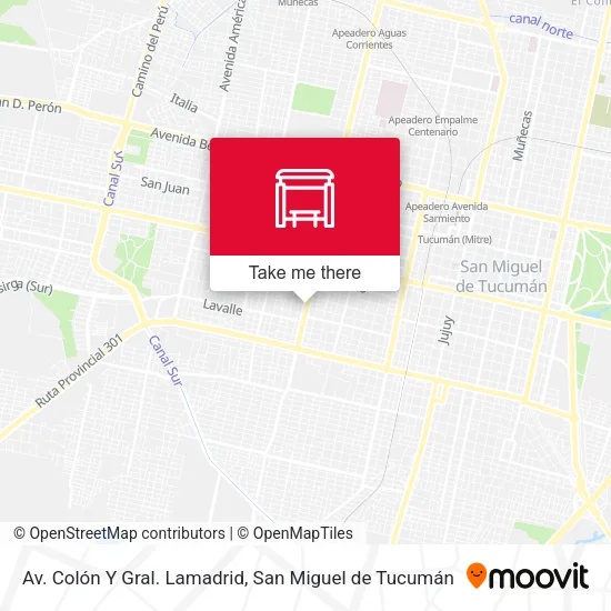 Av. Colón Y Gral. Lamadrid map