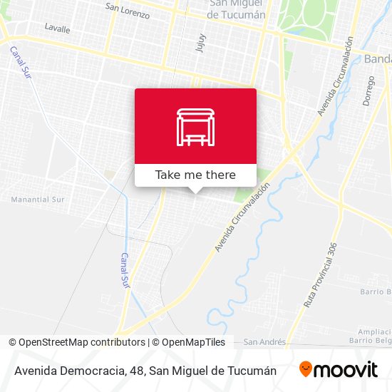 Avenida Democracia, 48 map