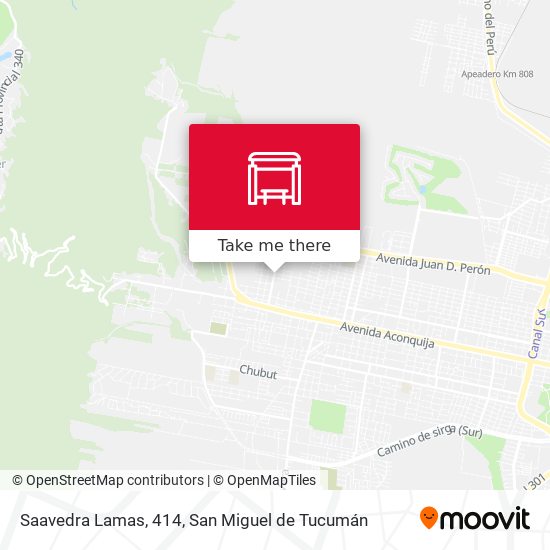 Saavedra Lamas, 414 map