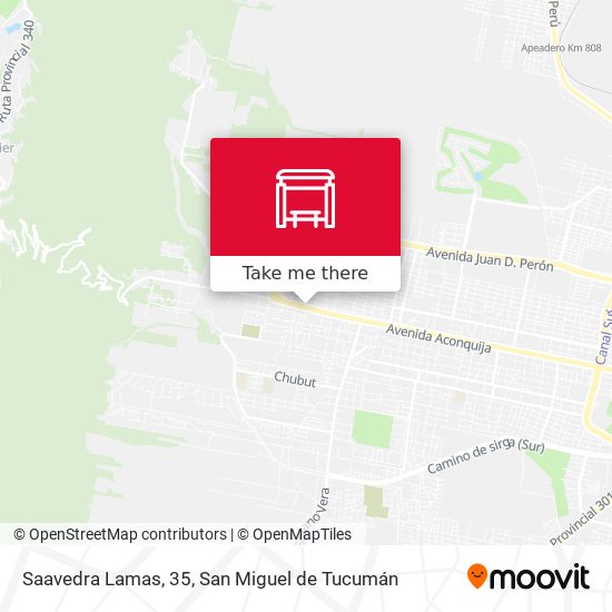 Saavedra Lamas, 35 map
