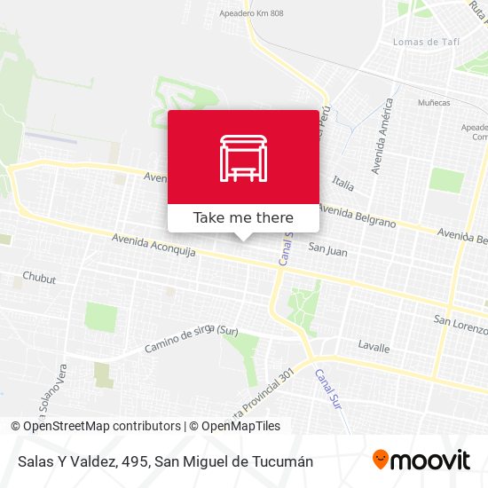 Mapa de Salas Y Valdez, 495