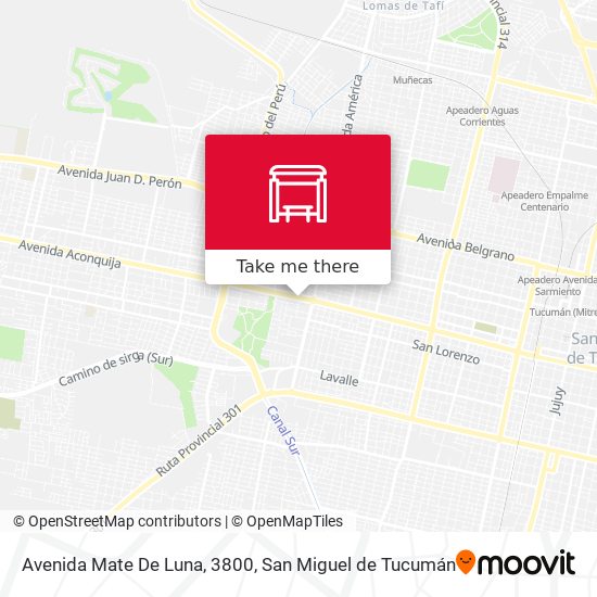 Avenida Mate De Luna, 3800 map