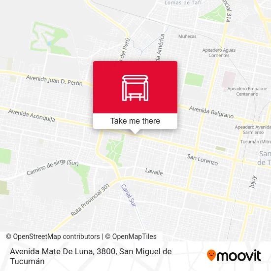 Avenida Mate De Luna, 3800 map