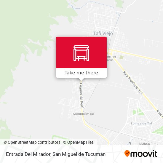 Mapa de Entrada Del Mirador