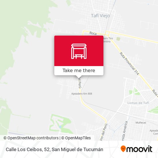 Calle Los Ceibos, 52 map