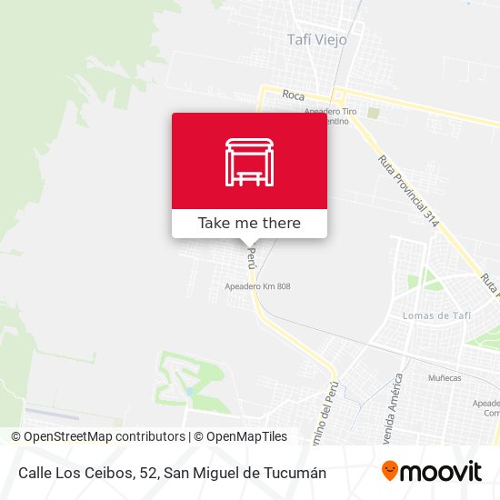 Calle Los Ceibos, 52 map