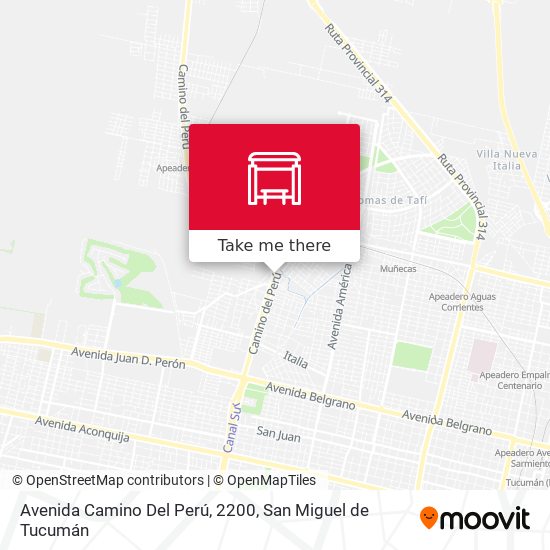 Avenida Camino Del Perú, 2200 map