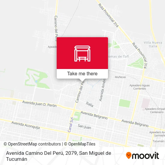 Mapa de Avenida Camino Del Perú, 2079