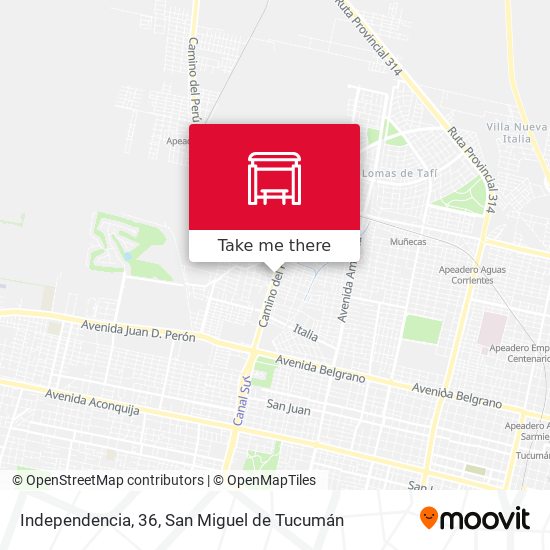 Mapa de Independencia, 36