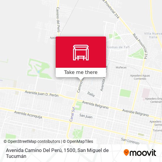 Avenida Camino Del Perú, 1500 map