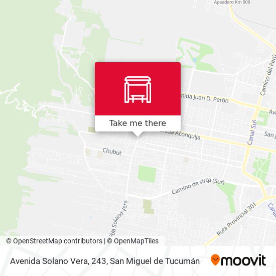 Mapa de Avenida Solano Vera, 243