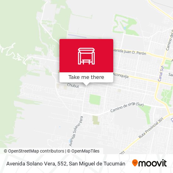 Mapa de Avenida Solano Vera, 552