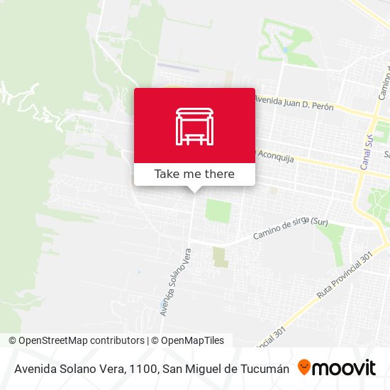 Avenida Solano Vera, 1100 map