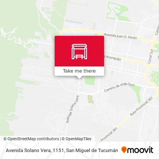 Avenida Solano Vera, 1151 map