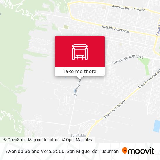 Avenida Solano Vera, 3500 map
