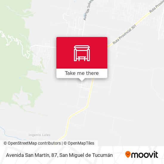 Avenida San Martín, 87 map