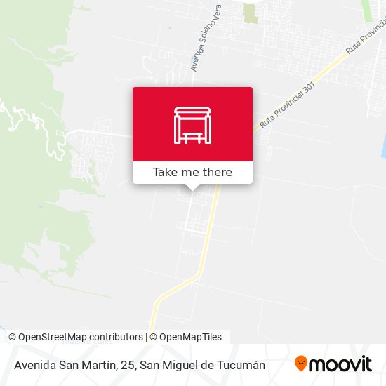 Mapa de Avenida San Martín, 25