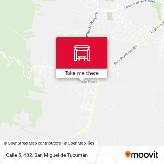 Calle 5, 432 map