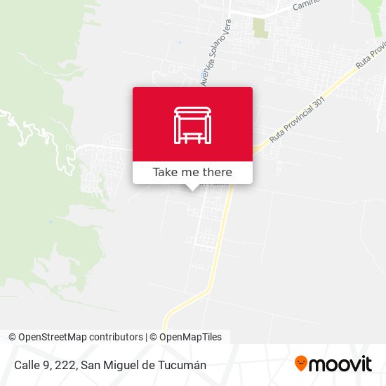 Mapa de Calle 9, 222