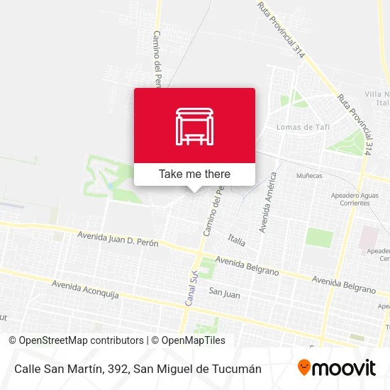 Mapa de Calle San Martín, 392